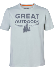 T-SHIRT OUTDOORS GRIS #SA